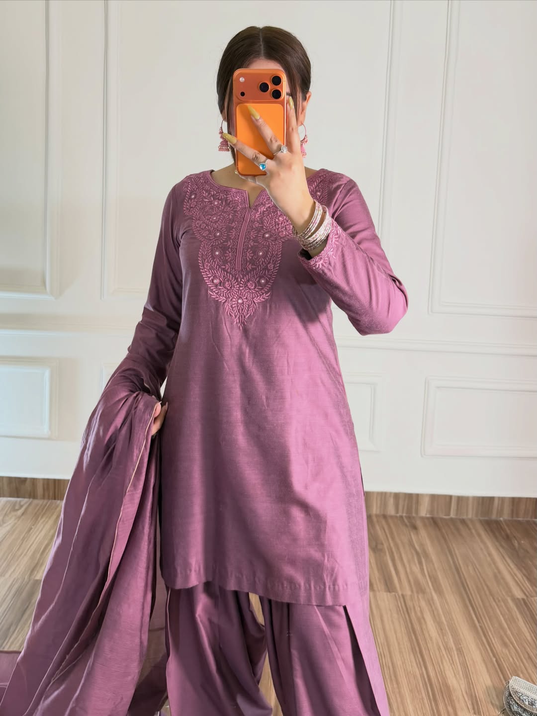 Lilac Shalwar Kameez