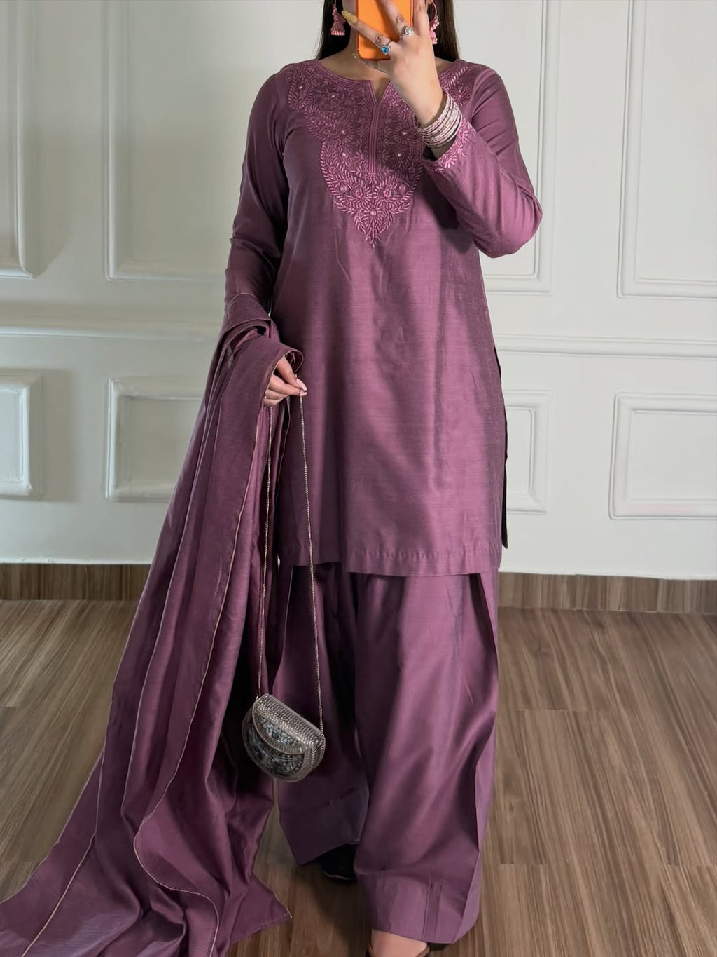 Lilac Shalwar Kameez