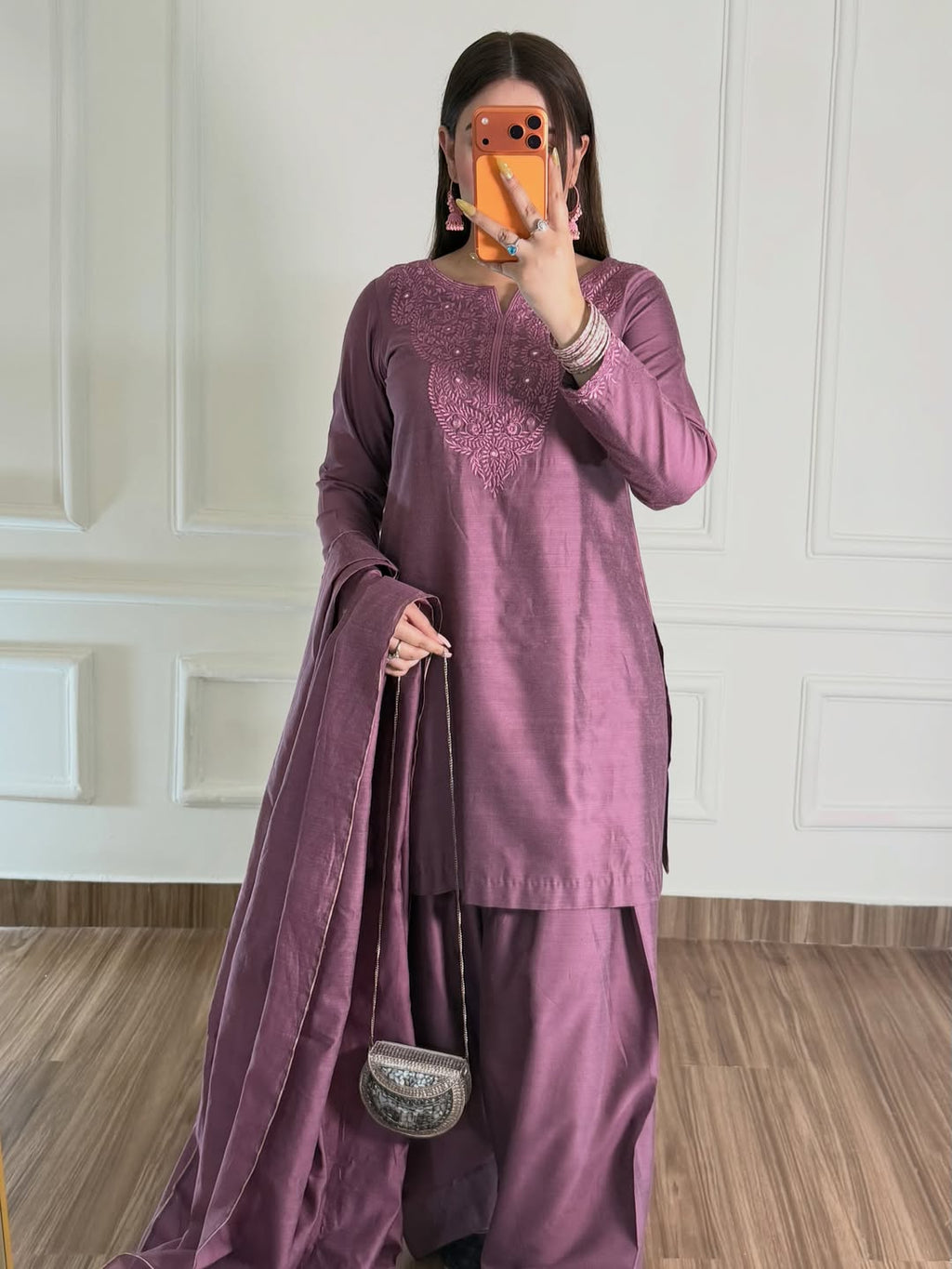 Lilac Shalwar Kameez