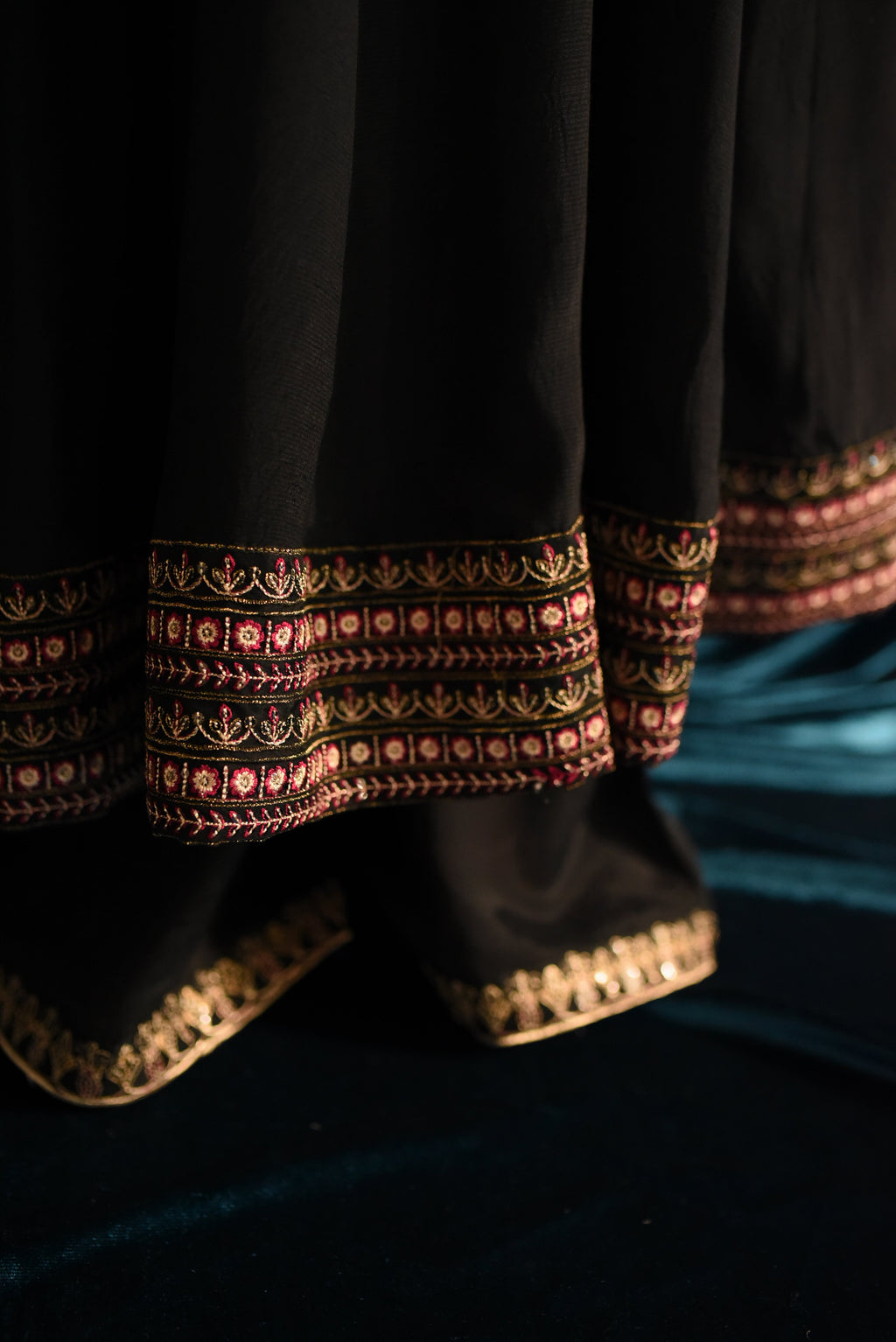 SAFFRON COLLECTION'25 (Black Frock)