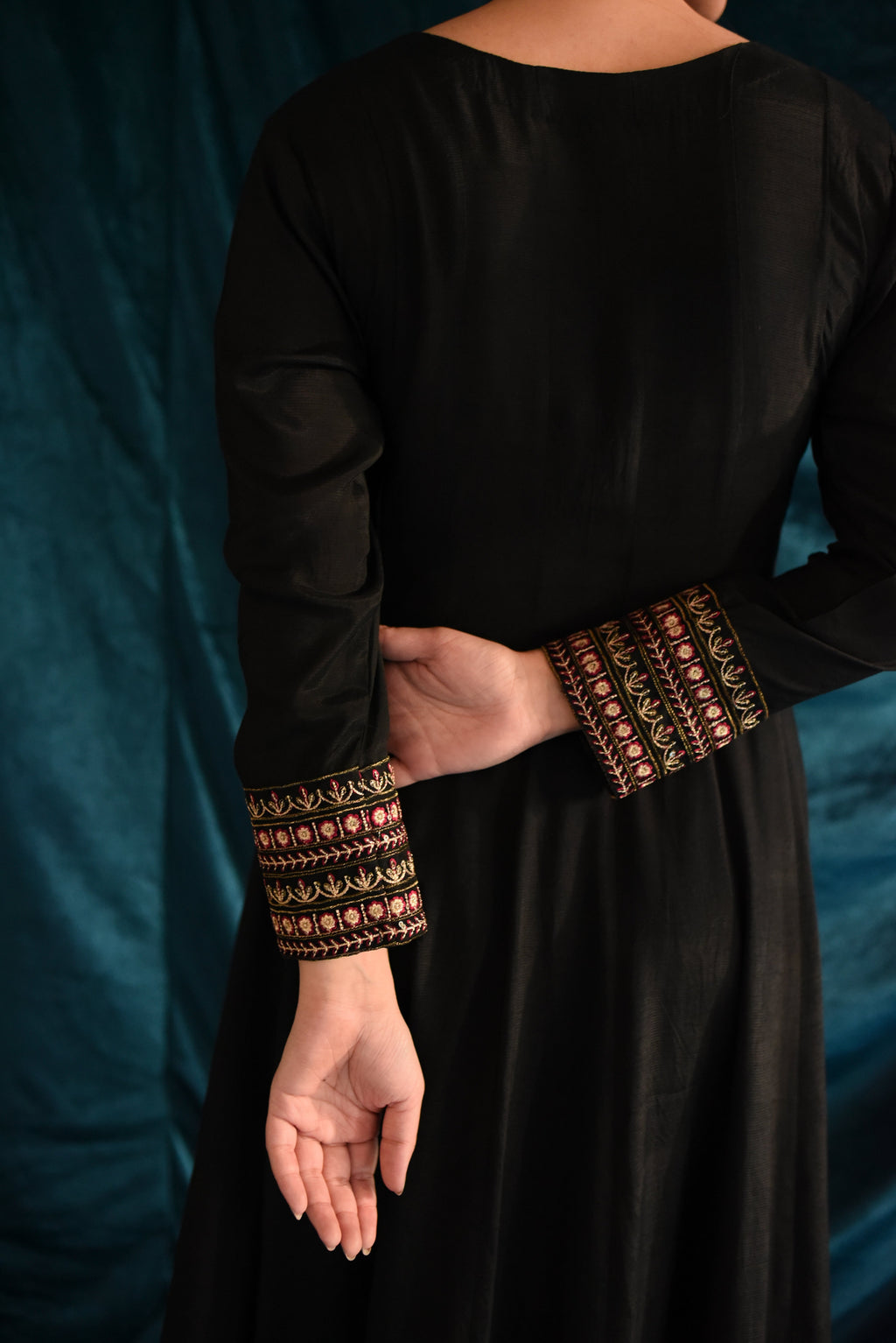 SAFFRON COLLECTION'25 (Black Frock)