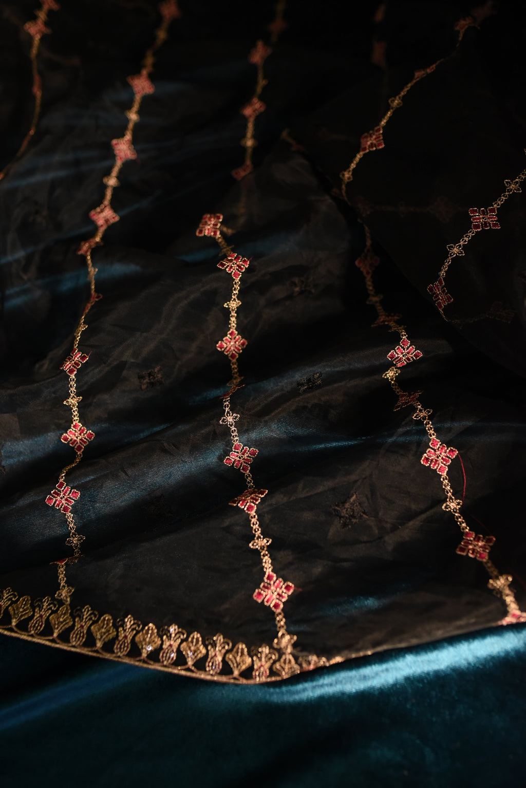 SAFFRON COLLECTION'25 (Black Frock)