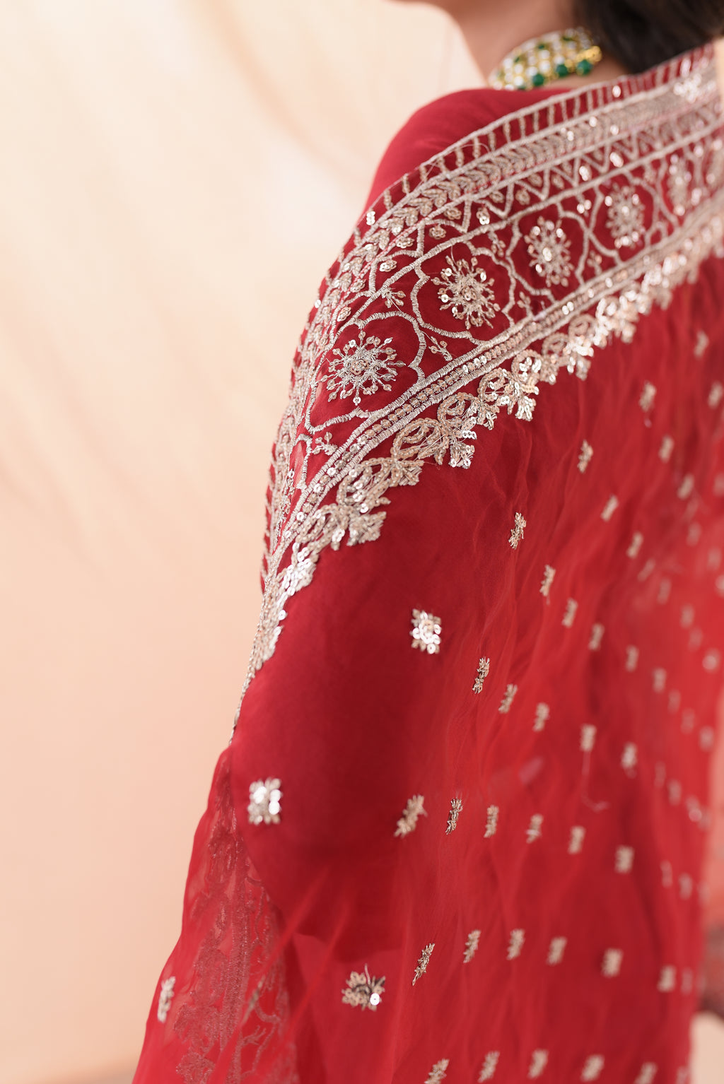 Red kalidaar frock ( BFFC-01 )