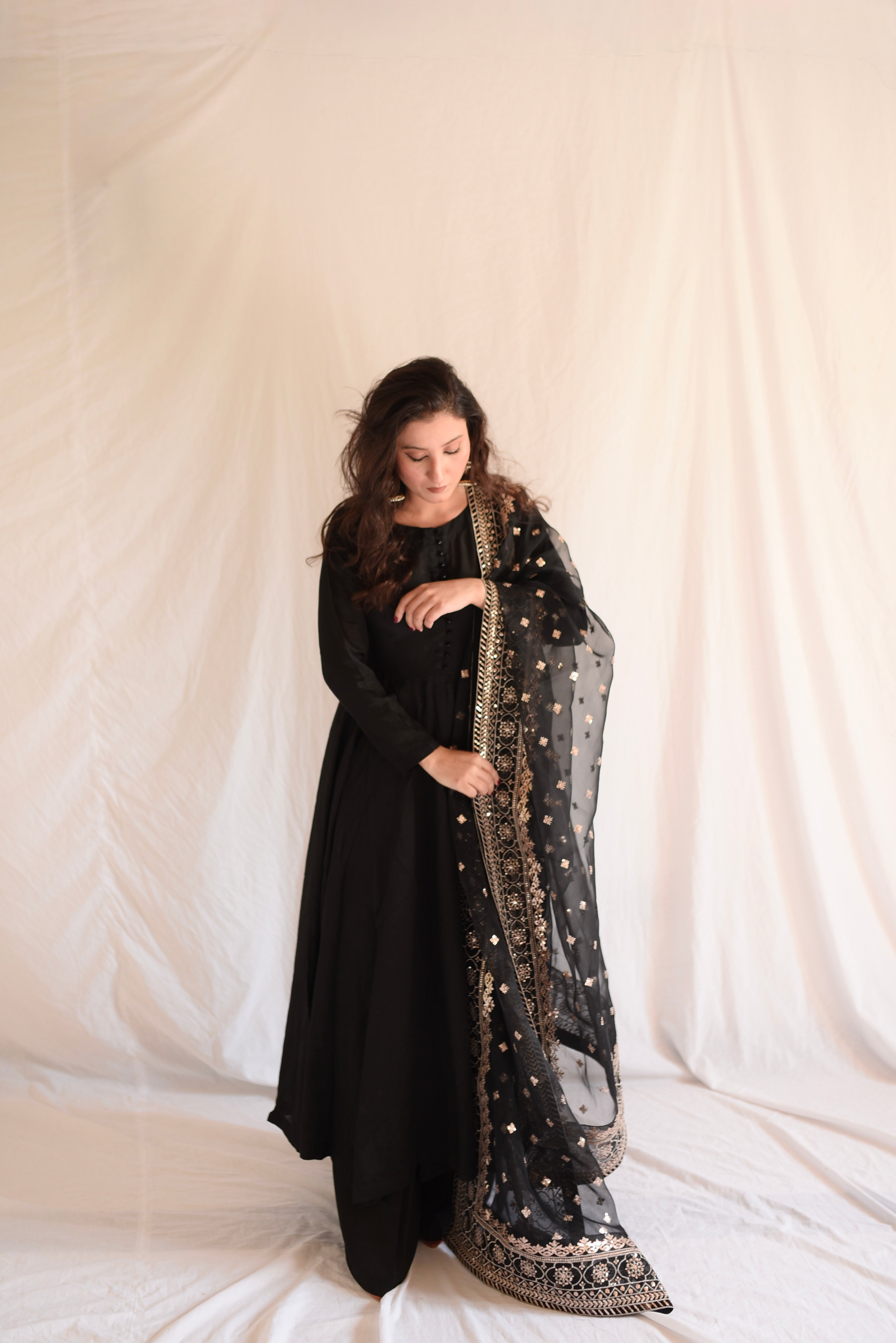 Black Kalidaar Frock ( BFNF-002)
