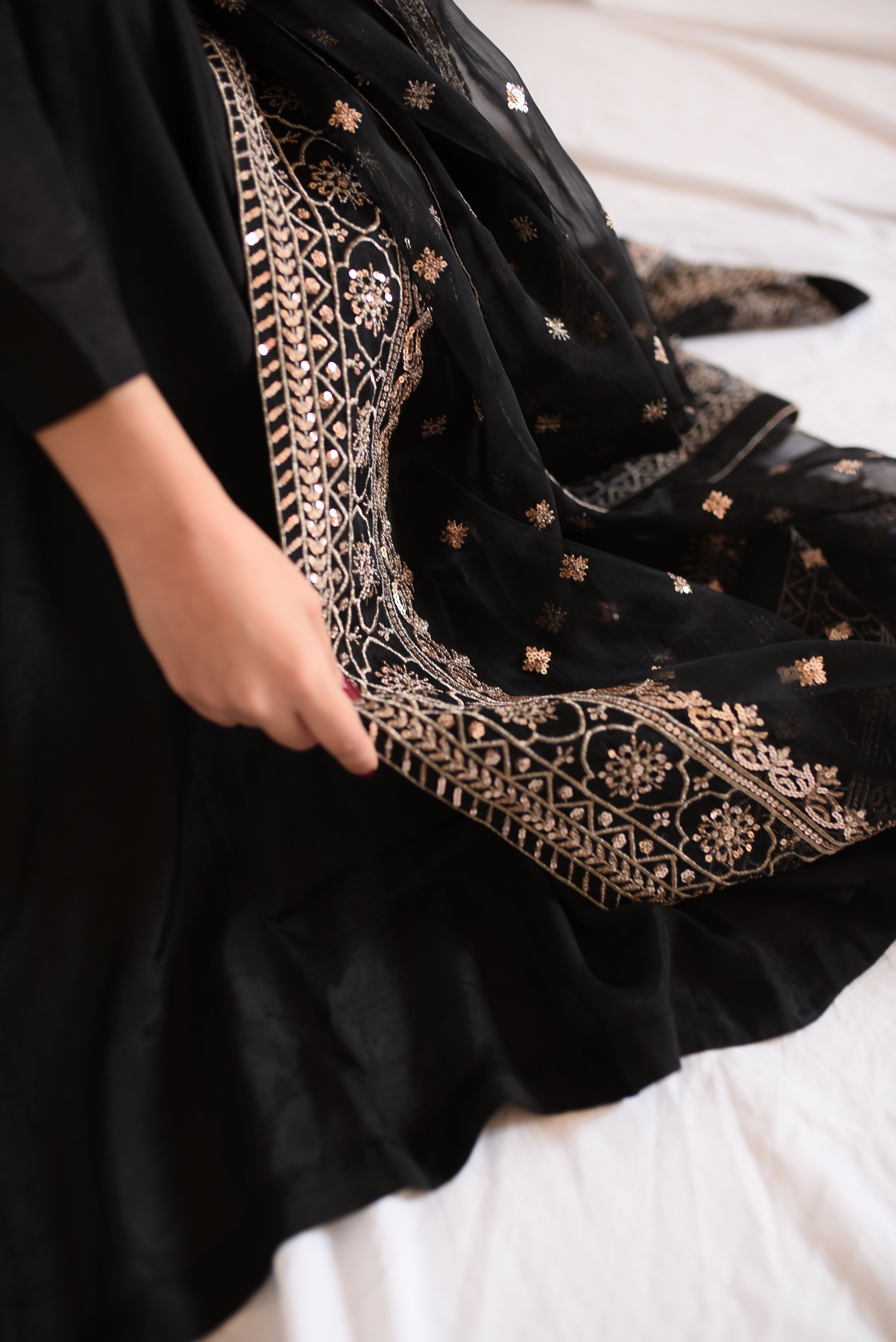 Black Kalidaar Frock ( BFNF-002)
