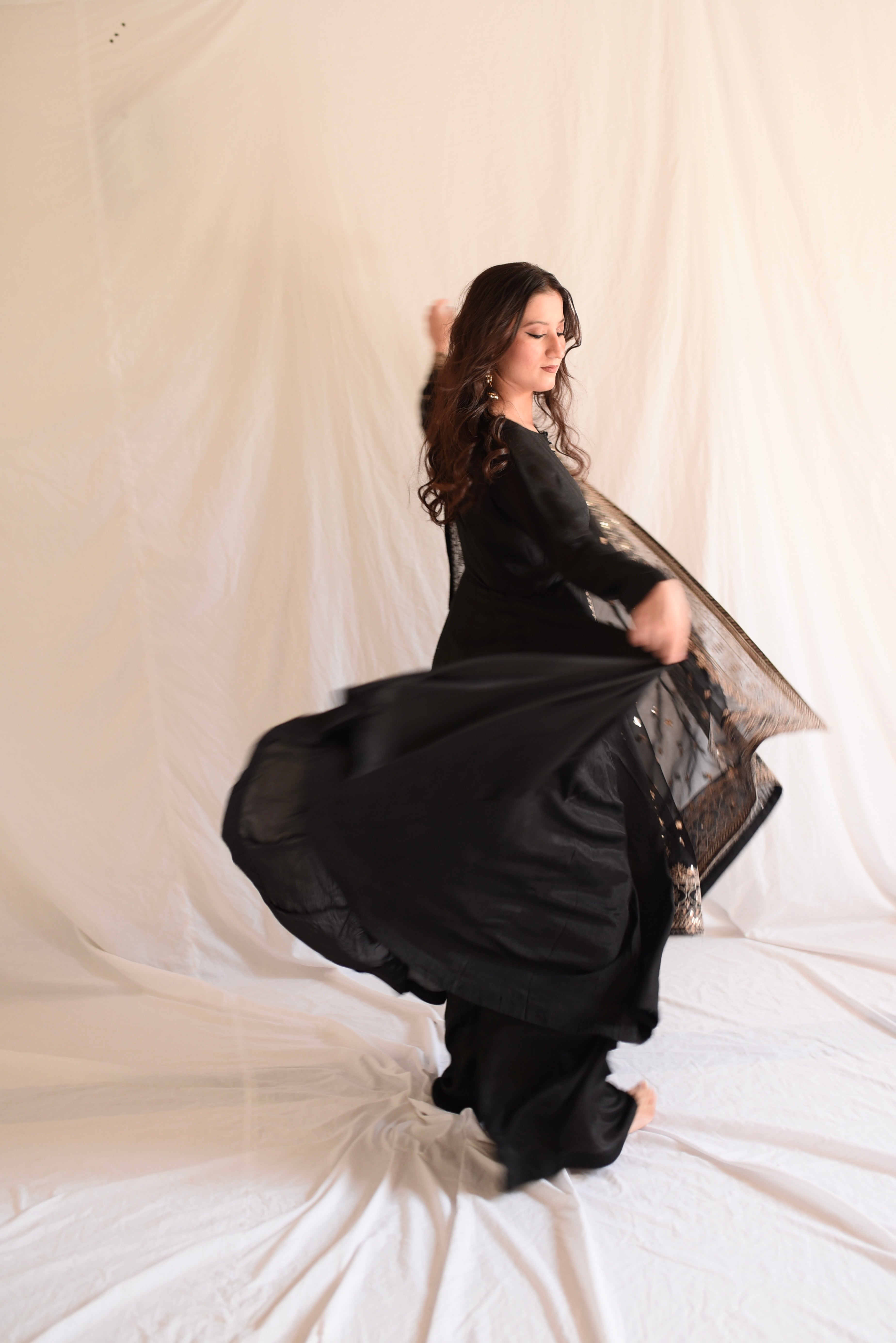 Black Kalidaar Frock ( BFNF-002)