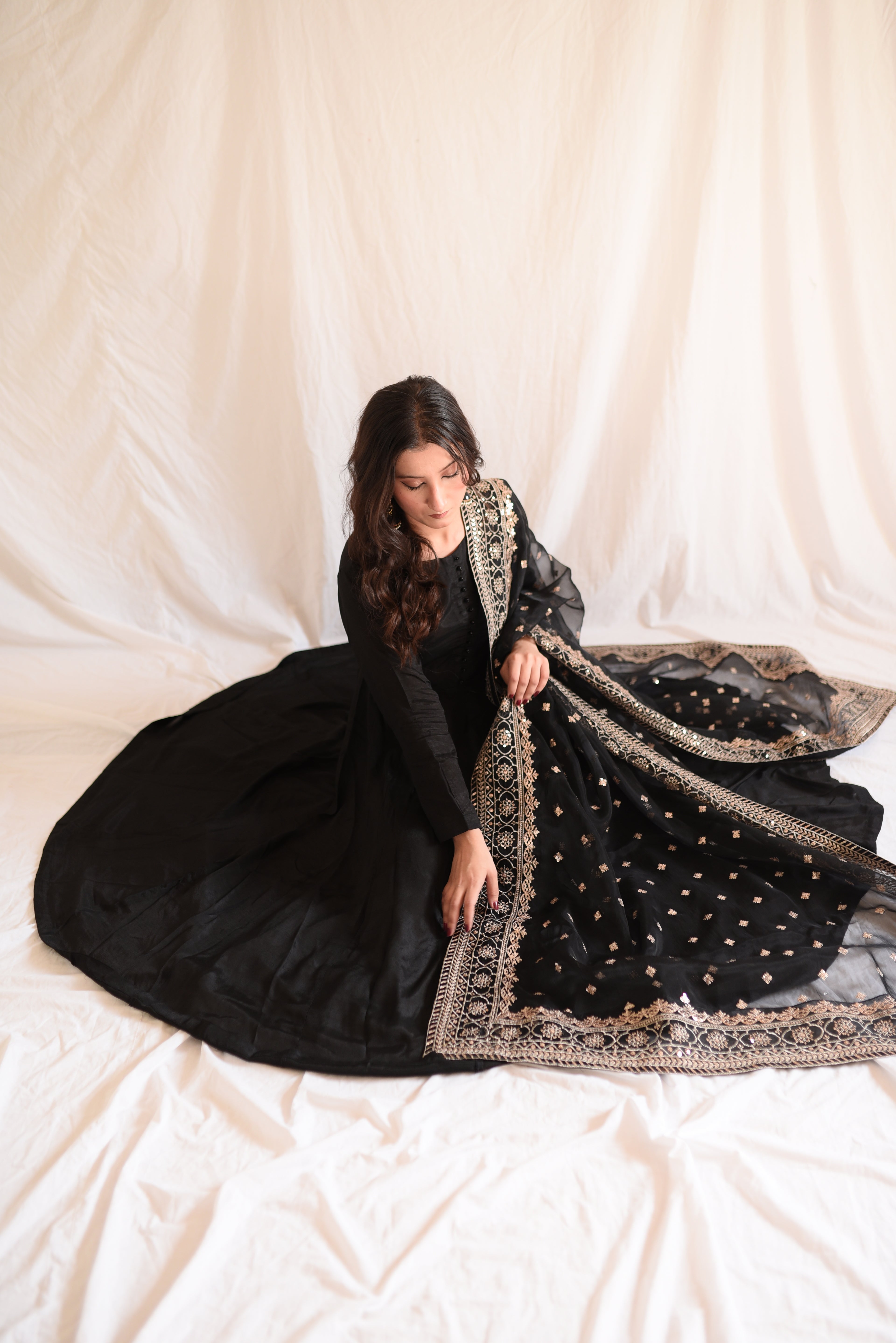 Black Kalidaar Frock ( BFNF-002)