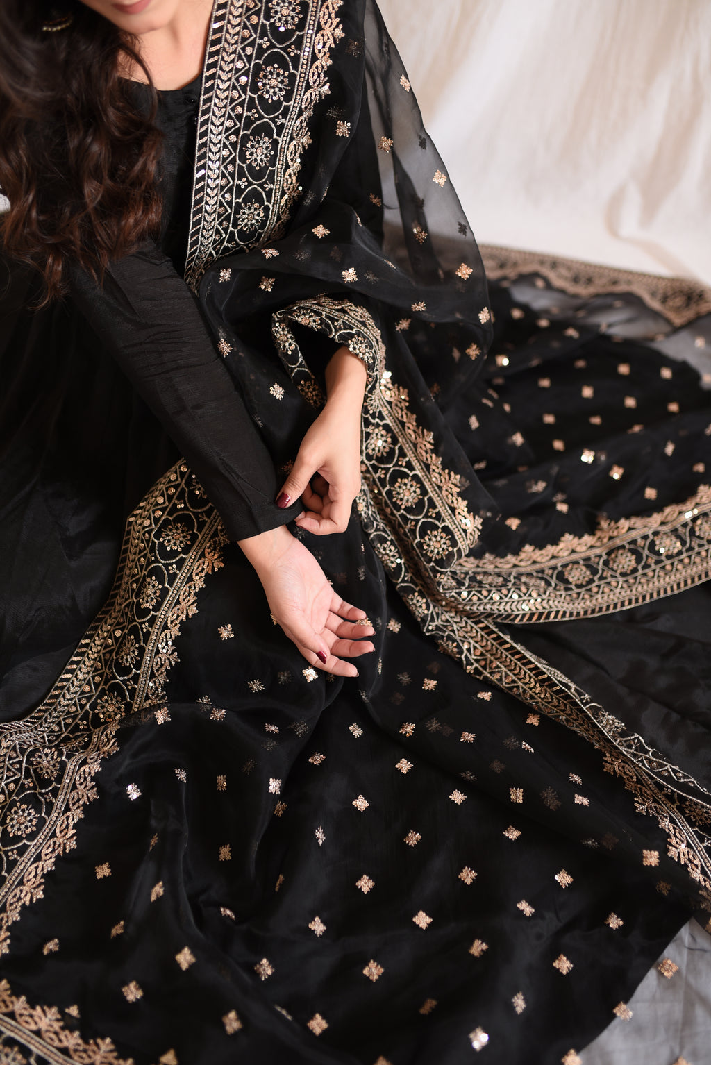 Black Kalidaar Frock ( BFNF-002)