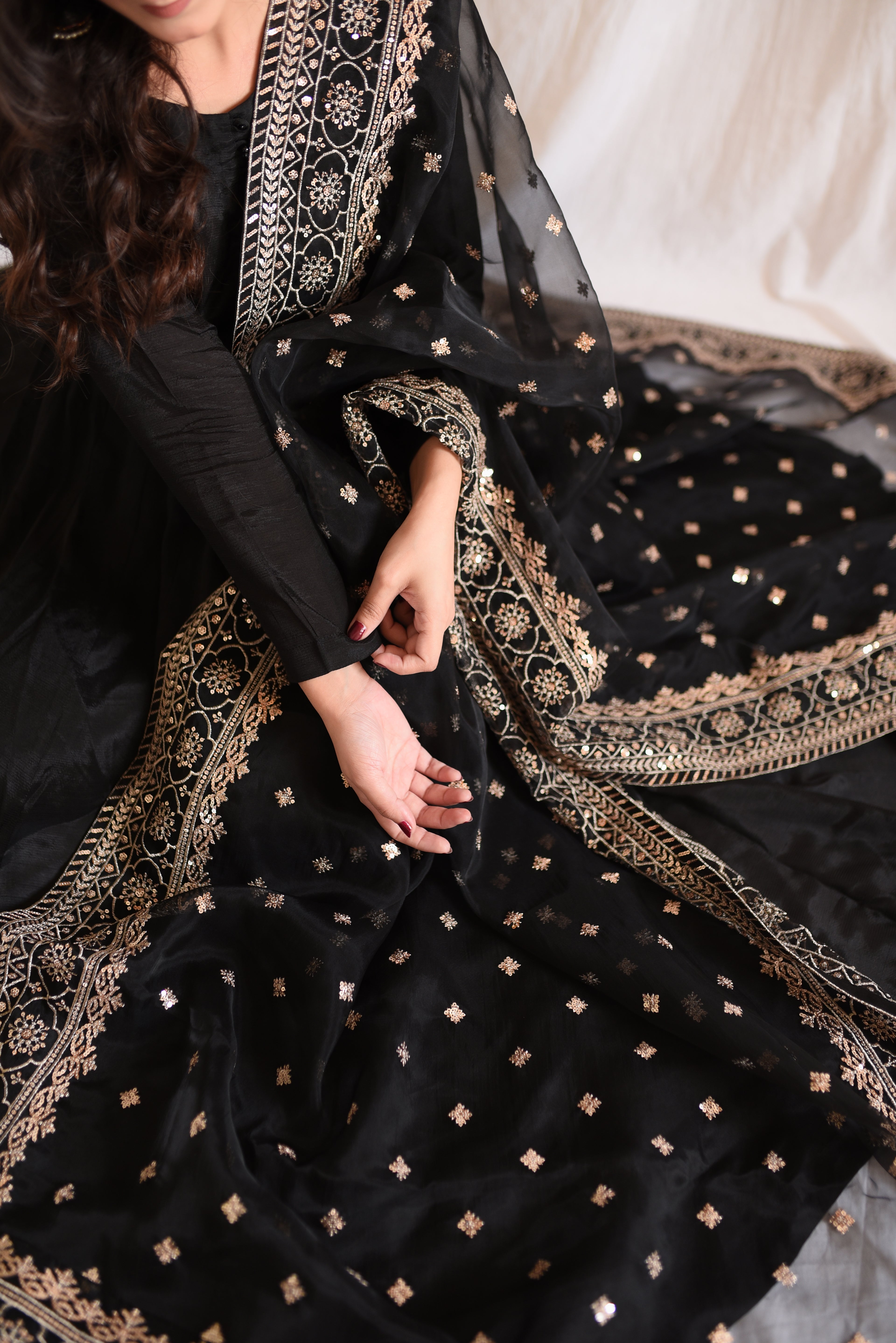 Black Kalidaar Frock ( BFNF-002)